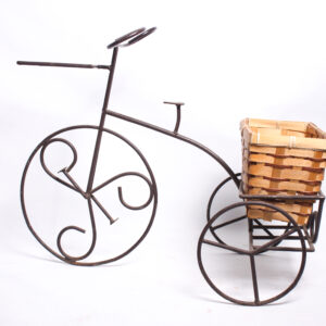 Brown Tricycle with basket (40cmHx50cmW)