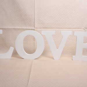 Love Wood Sign White