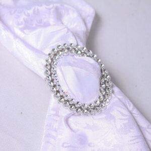 Napkin Ring Silver Diamante