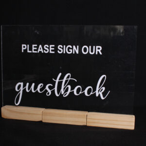 Please sign our Guestbook sign