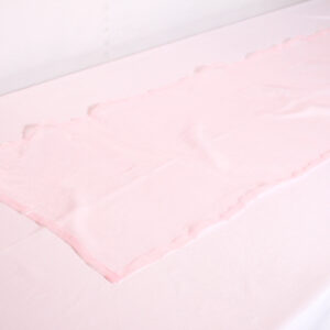 Runner Light Pink Organza 1.4m x 45cm