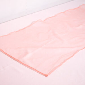 Runner Peach Organza 1.4m x 45cm