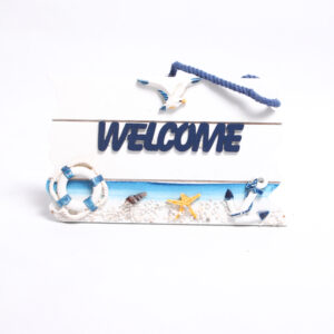 Sea Theme Welcome Board Small (12cmH x 19cmW)