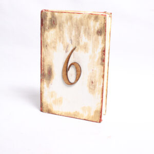 Table Number Books (22cmH x 14cmW)