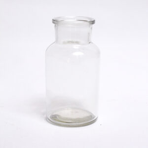 Vase Clear Wide Neck (13cmH)