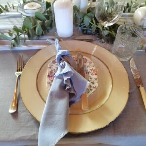 Table Numbers, Underplates, Napkin Rings